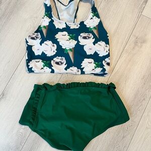 Floral Print Bikini Set